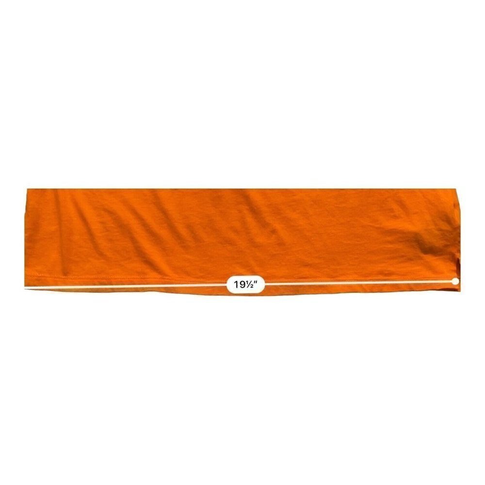 Lauren Ralph Lauren orange tie split neck ruched cotton short sleeves Women PL - Picture 11 of 12